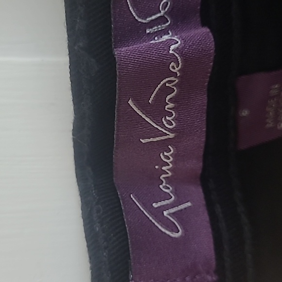 Gloria Vanderbilt Amanda black jeans Stretch straight leg highwaisted rise New - Picture 5 of 7